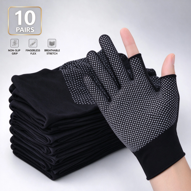 Fishing Gloves - 1-10 paia di guanti in nylon
