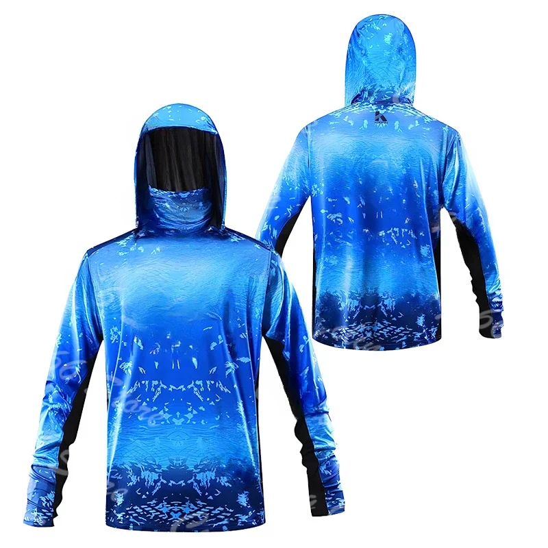 Fishing Shirt Uv Protection - Maglia da pesca da uomo con