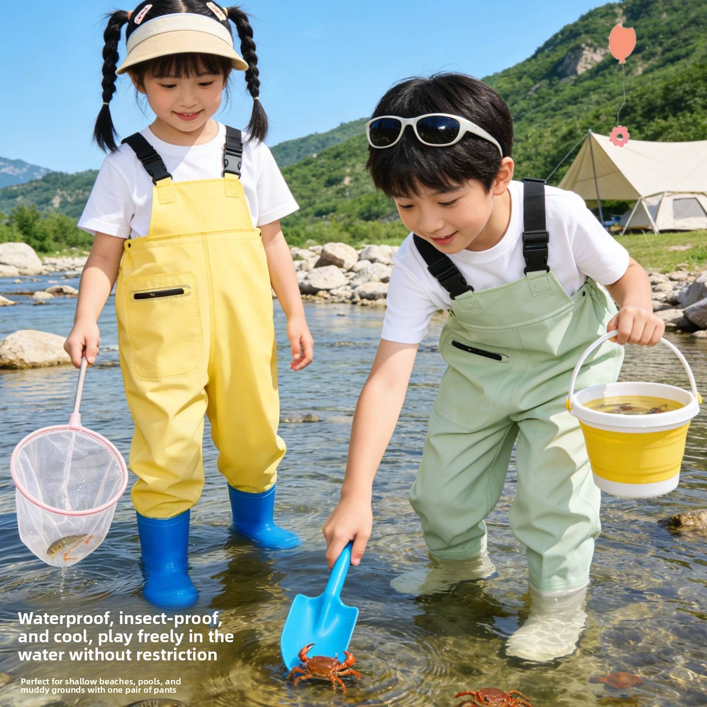 Tuta impermeabile per bambini, - Fishing Pants Waterproof recensione e prezzo