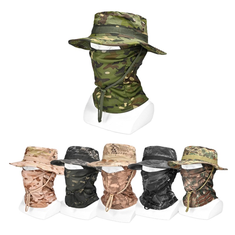 Cappello Boonie da esterno con - Fishing Mask Sun Protection recensione e prezzo