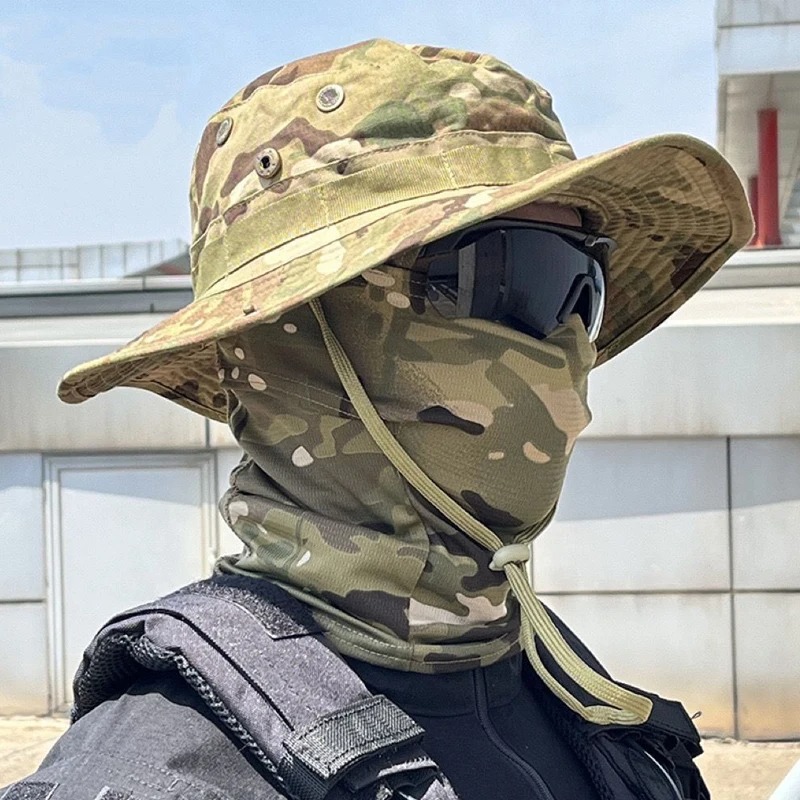 Cappello Boonie da esterno con - Fishing Mask Sun Protection recensione e prezzo